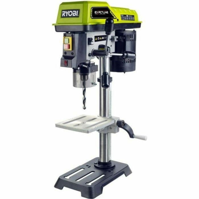 Ryobi Taladro de columna 390W, 5 velocidades, Portabrocas 13mm, Puntero Láser Cruzado, 510-2430 rpm, Cuello 127mm