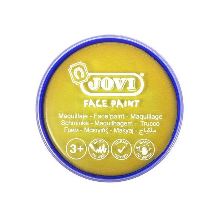 Maquillaje Jovi Crema Face Paint Bote De 20 Ml Caja De 5 Amarillo
