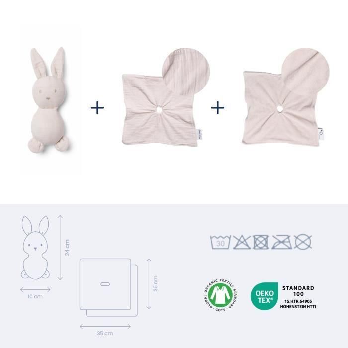 doomoo You&Me Edredón Bebé - Edredón Reversible y Reconfortante - Provisto de 2 Cuerpos para Transportar el Olor de los Padres, Beige 3 doomoo You&Me Edredón Bebé - Edredón Reversible y Reconfortante - Provisto de 2 Cuerpos para Transportar el Olor de los Padres, Beige 3