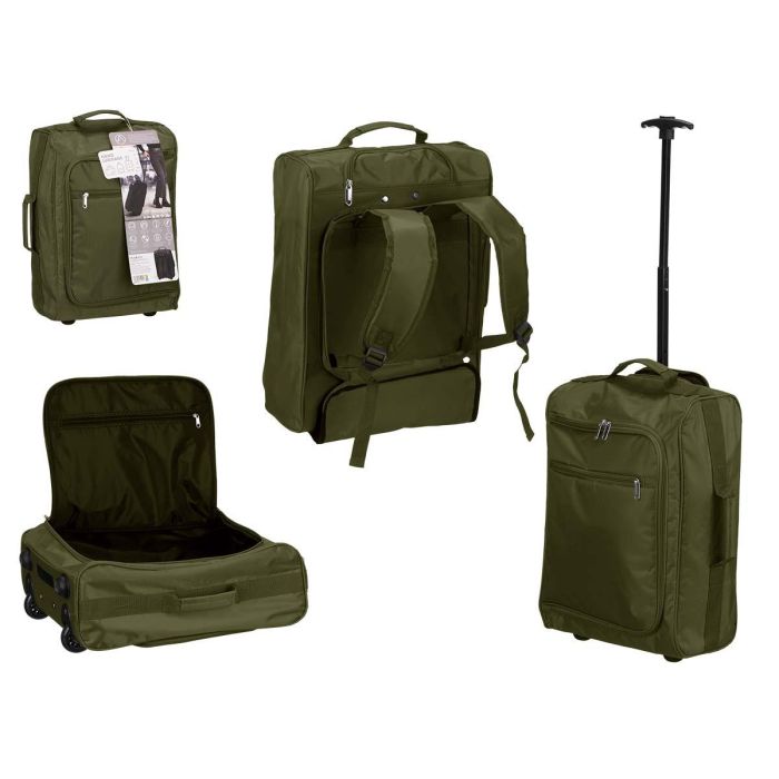 Arte Regal Mochila Trolley Cabina Verde 35x51x18 cm 31.5 L (6 Unidades) Arte Regal Mochila Trolley Cabina Verde 35x51x18 cm 31.5 L (6 Unidades)