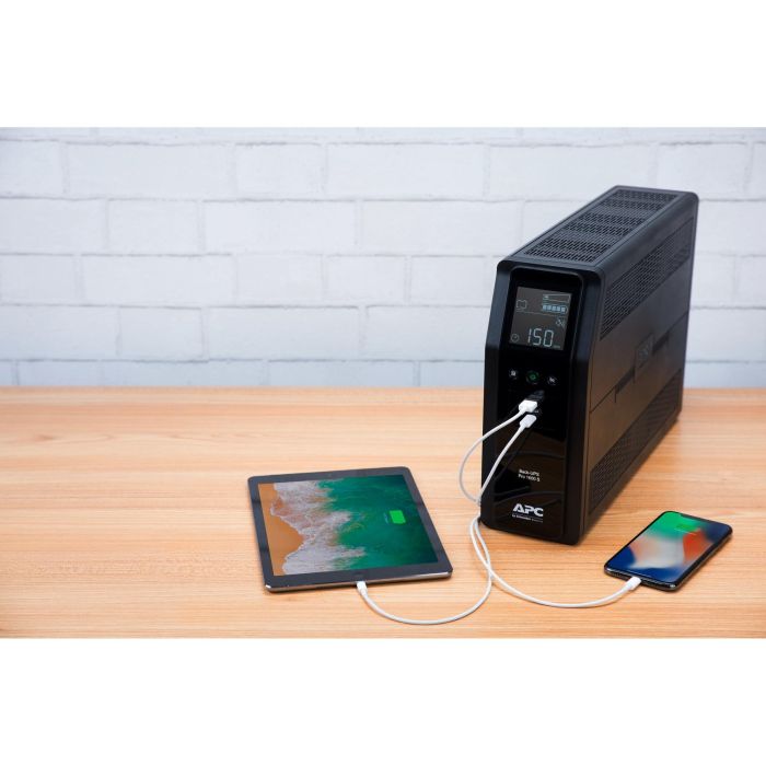 APC BR1600SI Sistema de Alimentación Ininterrumpida (UPS) Línea Interactiva 1.6kVA 960W 8 Salidas AC 8 APC BR1600SI Sistema de Alimentación Ininterrumpida (UPS) Línea Interactiva 1.6kVA 960W 8 Salidas AC 8