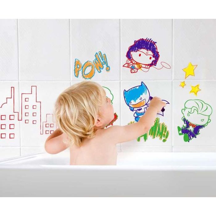 Ceras para baño superheroes contiene 6 ceras y esponja 2 Ceras para baño superheroes contiene 6 ceras y esponja 2