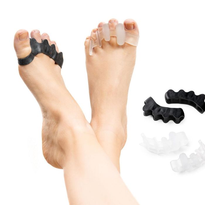 Separadores de Dedos para Relajación y Deporte Toelax InnovaGoods 4 Unidades 0 Separadores de Dedos para Relajación y Deporte Toelax InnovaGoods 4 Unidades 0