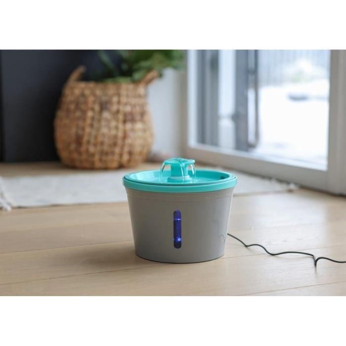 KERBL - Fuente de agua - para fuente 80557 - 1,6 l - Gris/azul 5 KERBL - Fuente de agua - para fuente 80557 - 1,6 l - Gris/azul 5