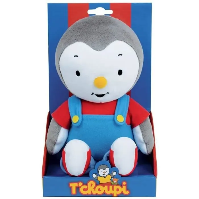 Jemini T'choupi Peluche con Gorra +/- 30 cm de Poliéster para Niño y Niña 1