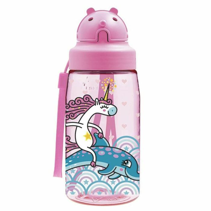 Botella de Agua Laken OBY Jumping Rosa (0,45 L) 7 Botella de Agua Laken OBY Jumping Rosa (0,45 L) 7
