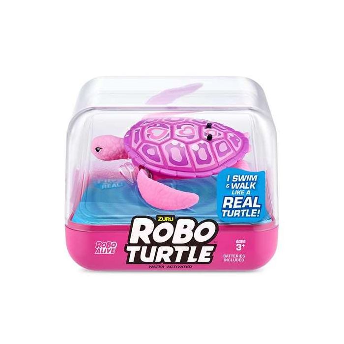 Figura tortuga roboturtle, nada y camina 7x9x9cm - modelos surtidos 4