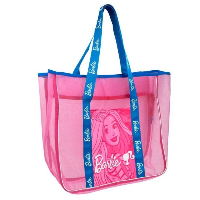 Bolsa de Playa Barbie Fucsia 100 % poliéster 0 Bolsa de Playa Barbie Fucsia 100 % poliéster 0