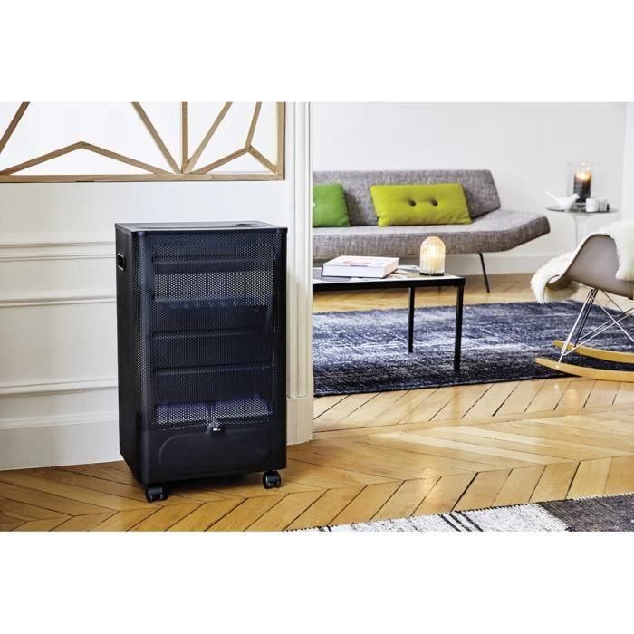 Favex Calefacción Auxiliar de Gas Butano Praha 4200W Infrableu - 3 Potencias, Sistema Seguro 1