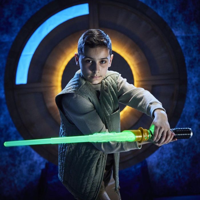 Star Wars Sable de Luz Lightbaber Squad G0727 con Cristal de Poder, 7 Colores y Efectos de Sonido 6