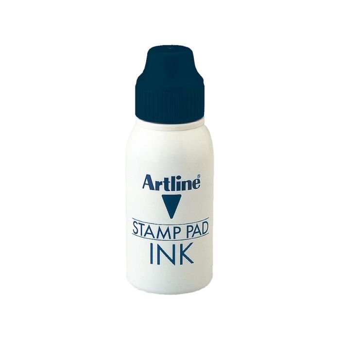 Tinta Tampon Artline Negra Bote 50 Cc 1