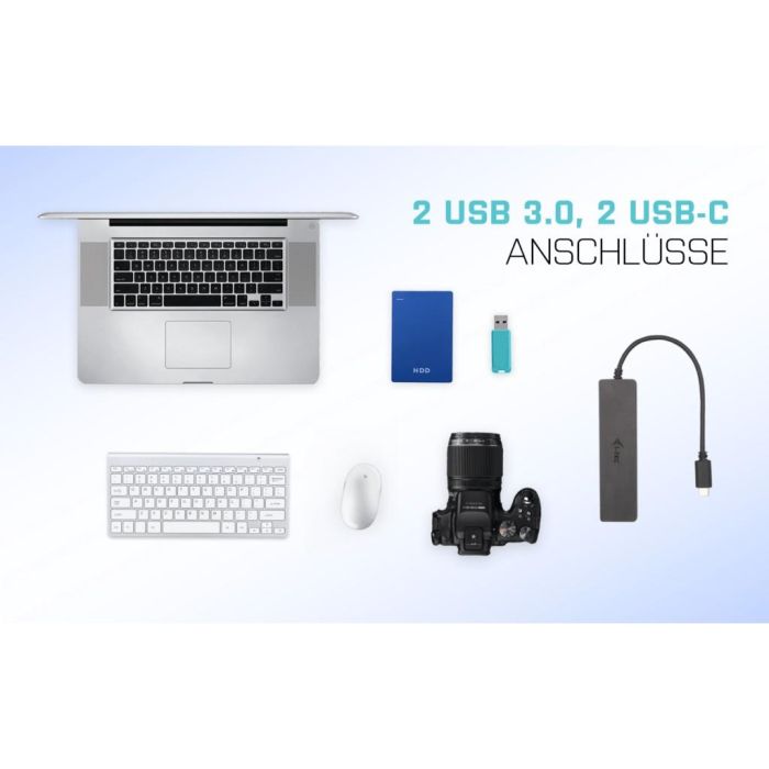 Hub USB i-Tec C31HUBMETAL2A2C 6