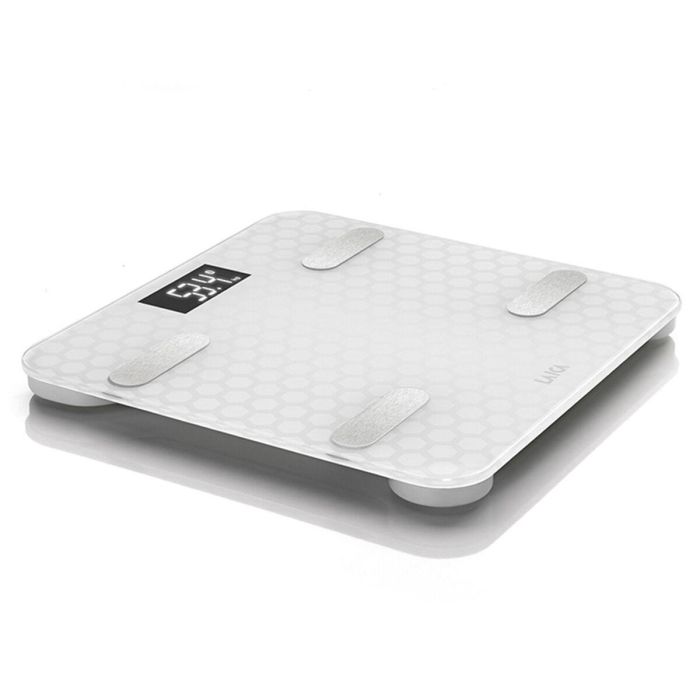 Báscula Digital de Baño LAICA Blanco Plateado 3 Báscula Digital de Baño LAICA Blanco Plateado 3
