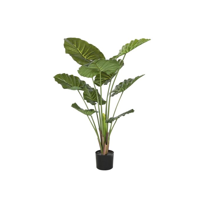 DKD Home Decor Planta Tropical Taro Verde PE 64 x 120 x 64 cm (2 Unidades)