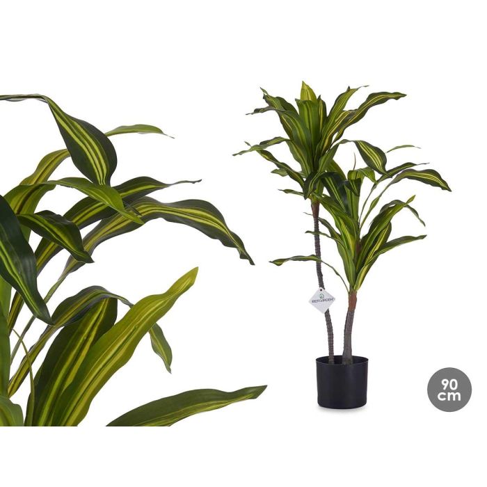 Planta Hoja Ancha con Maceta Ibergarden 90 cm Verde Planta Hoja Ancha con Maceta Ibergarden 90 cm Verde