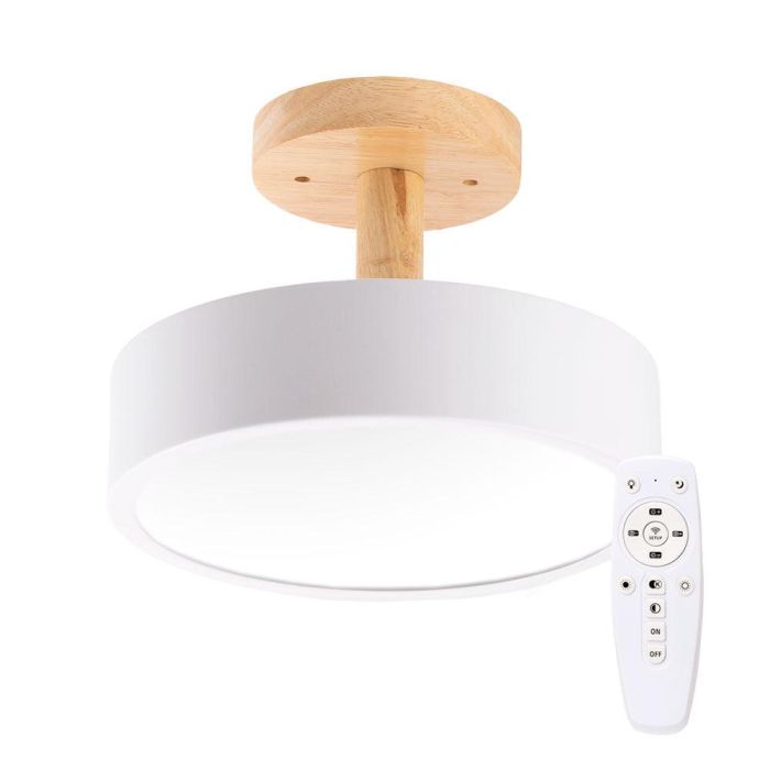 Plafón LED Circular de Superficie 15W 1250Lm con Mando a Distancia, Intensidad Regulable y CCT Seleccionable HO-CCT-DL15W 1 Plafón LED Circular de Superficie 15W 1250Lm con Mando a Distancia, Intensidad Regulable y CCT Seleccionable HO-CCT-DL15W 1