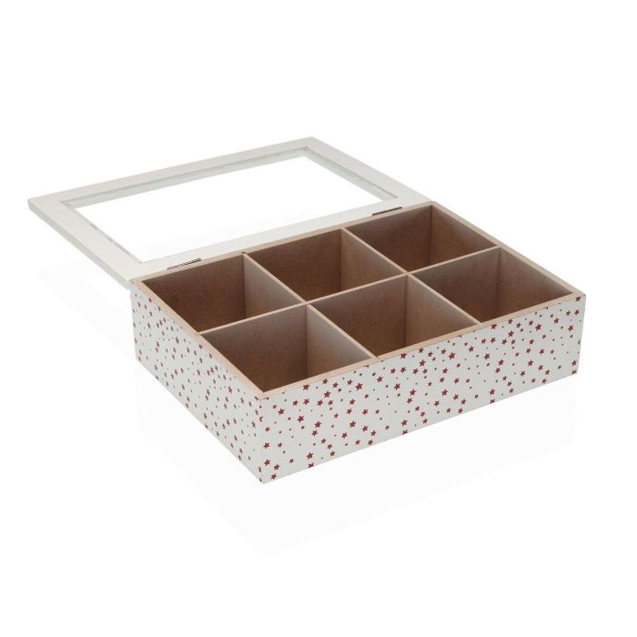 Caja para Infusiones Versa STELLA Madera 17 x 7 x 24 cm 1