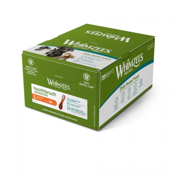 Whimzees Caja Toothbrush L 30 Unidades