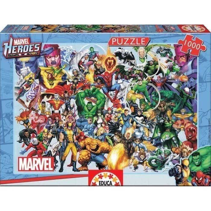 Puzzle 1000 Piezas Los Heroes De Marvel 15193 Educa