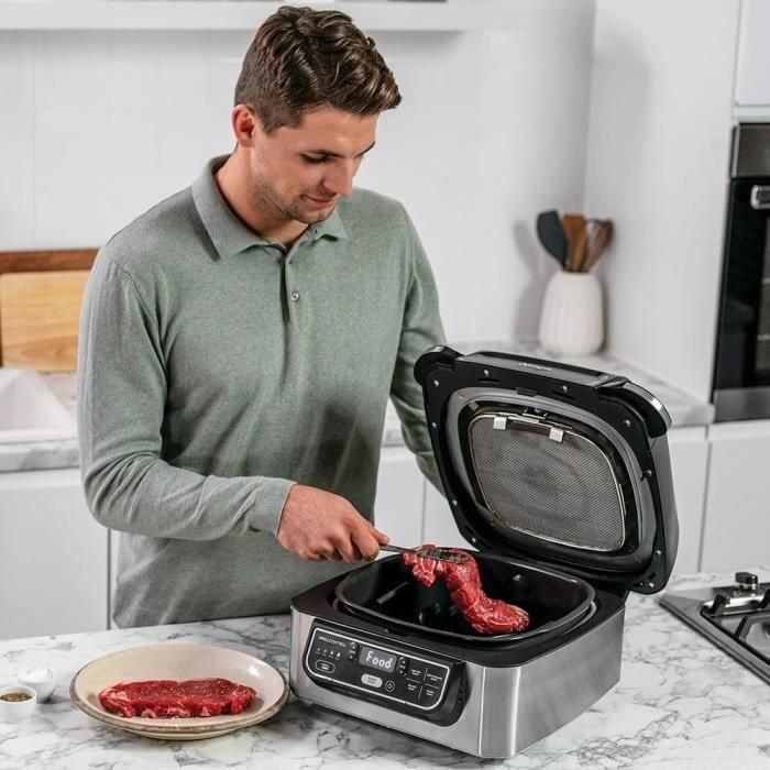 Ninja AG301EU Parrilla de Interior + Freidora de Aire 5 en 1 Ninja Foodi, 5.7L, 5 Funciones, Apto para Lavavajillas 3 Ninja AG301EU Parrilla de Interior + Freidora de Aire 5 en 1 Ninja Foodi, 5.7L, 5 Funciones, Apto para Lavavajillas 3