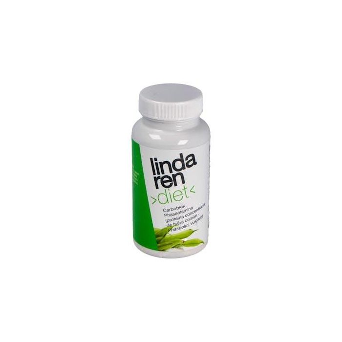 Lindaren Diet Carbo Block con Phaseolamin, Control de Calorías, 60 Cápsulas