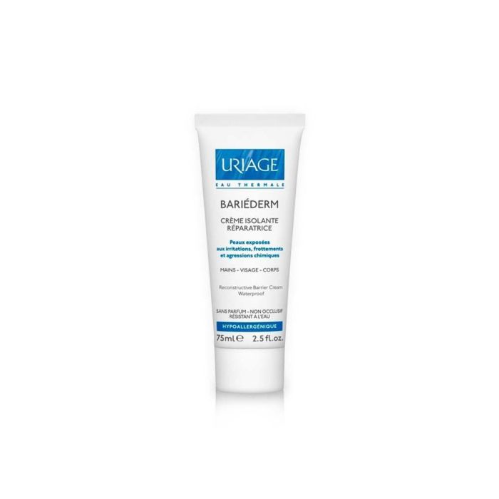 Uriage Bariederm crema aislante y reparadora, solución antirozaduras piel irritada 75 ml