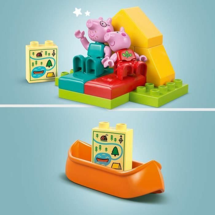Lego DUPLO Peppa Pig 10452 Camping Holiday Juego de Construcción para Niños de 2 años 4