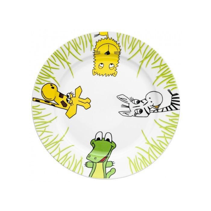 WMF 1280029964 Set de Vajilla Infantil Safari de Porcelana y Acero Inoxidable, Verde/Blanco, 6 piezas, para 3+ años 4 WMF 1280029964 Set de Vajilla Infantil Safari de Porcelana y Acero Inoxidable, Verde/Blanco, 6 piezas, para 3+ años 4