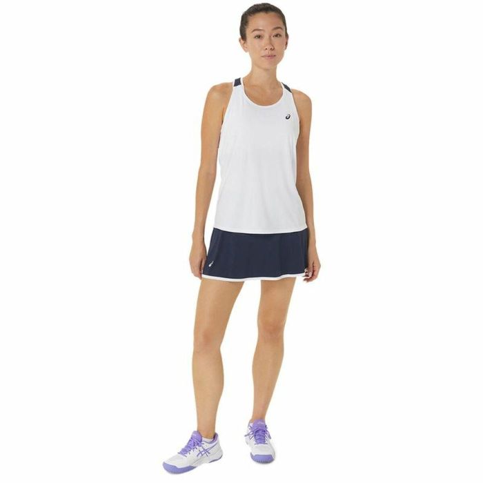 Camiseta Deportiva de Manga Corta Asics Court Blanco Tenis 1