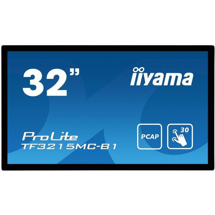 iiyama ProLite TF3215MC-B2 pantalla para PC 80 cm (31.5") 1920 x 1080 Pixeles Full HD LED Pantalla táctil Quiosco Negro 15 iiyama ProLite TF3215MC-B2 pantalla para PC 80 cm (31.5") 1920 x 1080 Pixeles Full HD LED Pantalla táctil Quiosco Negro 15