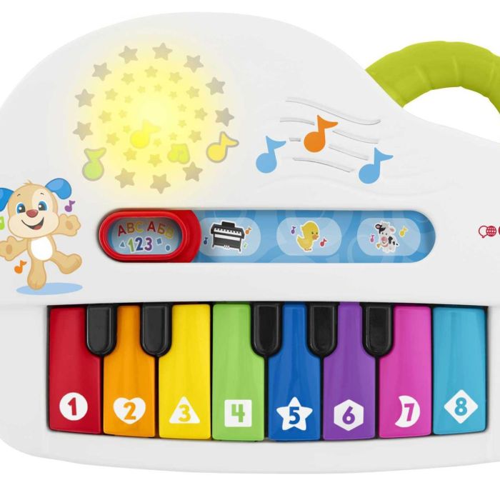 Fisher-Price Piano Musical Hhx13 Juguete Infantil con Sonidos, Luces y 4 Modos de Juego. Idioma Español. +6 Meses 3