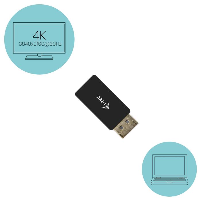 Adaptador DisplayPort a HDMI i-Tec DP2HDMI4K60HZ 2