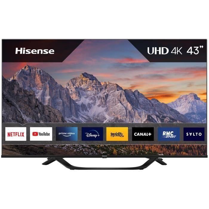 HISENSE 43A63H - TV LED 43 (108 cm) - 4K UHD (3840 x 2160) - Dolby Vision - Connected TV - 3 x HDMI 2.0 - Bordes ultrafinos HISENSE 43A63H - TV LED 43 (108 cm) - 4K UHD (3840 x 2160) - Dolby Vision - Connected TV - 3 x HDMI 2.0 - Bordes ultrafinos