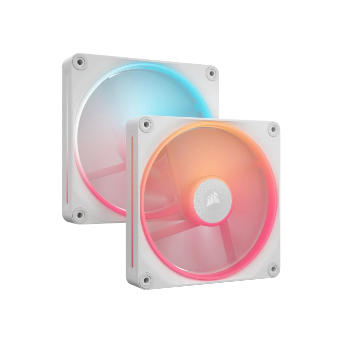 Corsair iCUE LINK LX140-R RGB Carcasa del ordenador Ventilador 14 cm Blanco 2 pieza(s)