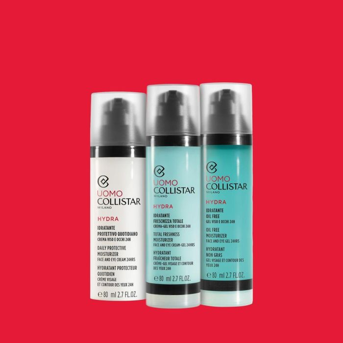 Collistar UOMO HYDRA Crema Hidratante Protector Diario para Hombre Piel Seca/Sensible con Hydra Face & Eye Complex 80 ml 1 Collistar UOMO HYDRA Crema Hidratante Protector Diario para Hombre Piel Seca/Sensible con Hydra Face & Eye Complex 80 ml 1