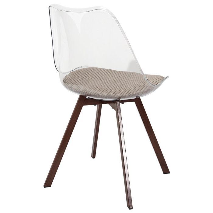 Silla Tra. Con Cojín Scott Taupé Home Deco Factory 5