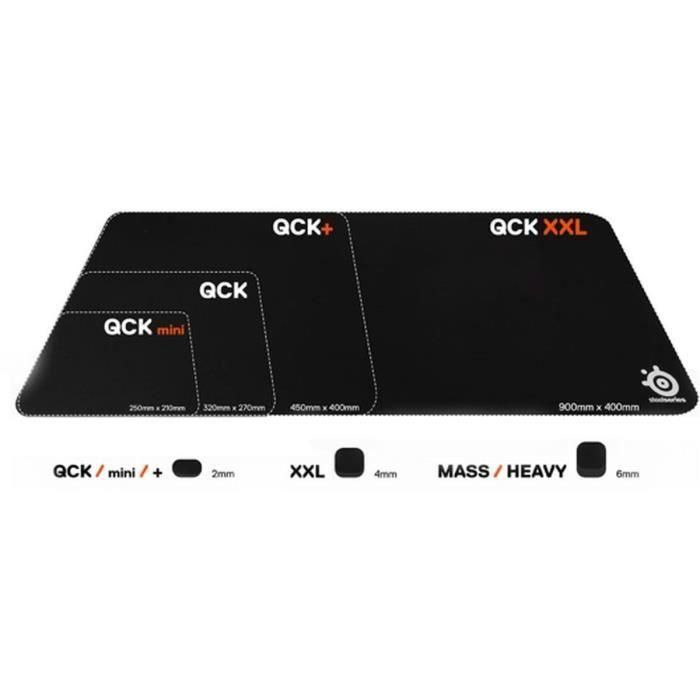 Alfombrilla de ratón para juegos - STEELSERIES - QCK 3XL 1 Alfombrilla de ratón para juegos - STEELSERIES - QCK 3XL 1