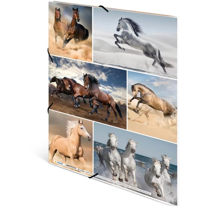 HERMA Sammelmappe A4 Pferde Pappe 2 HERMA Sammelmappe A4 Pferde Pappe 2