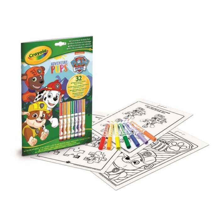 Libro Actividades Paw Patrol - 7 Rotuladores 04-6918 Crayola 4 Libro Actividades Paw Patrol - 7 Rotuladores 04-6918 Crayola 4