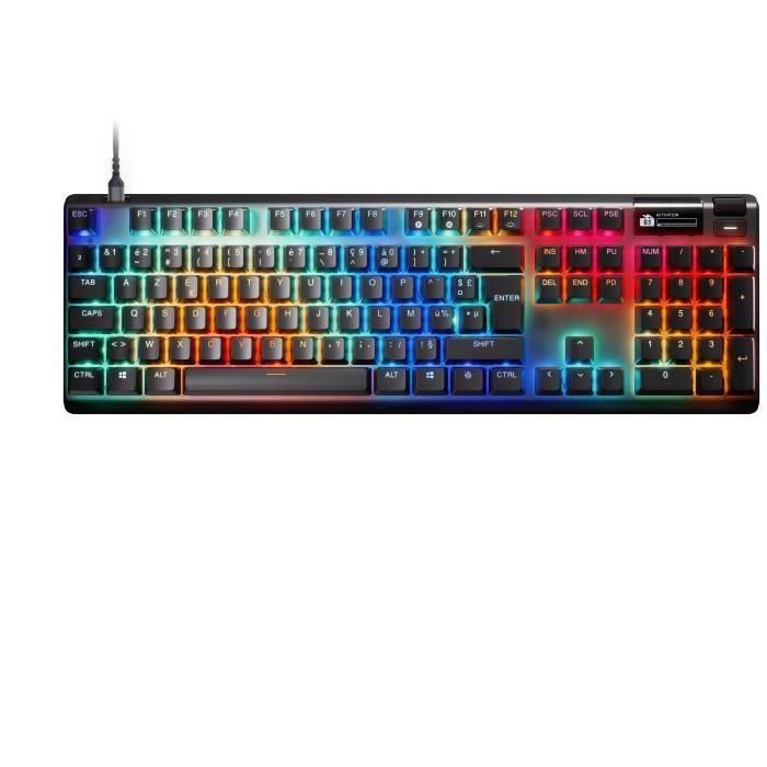 Teclado mecánico para juegos con cable - STEELSERIES - APEX PRO GEN 3 - Negro 1 Teclado mecánico para juegos con cable - STEELSERIES - APEX PRO GEN 3 - Negro 1