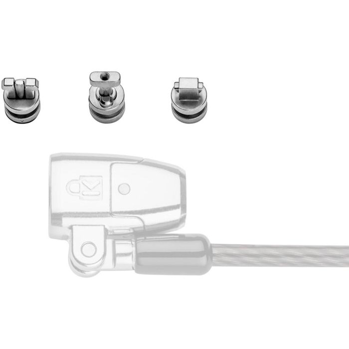 Kensington ClickSafe Anclajes de Seguridad Universal para Ranuras Estándar, Nano y Wedge de Portátiles, Kit de Repuesto 2