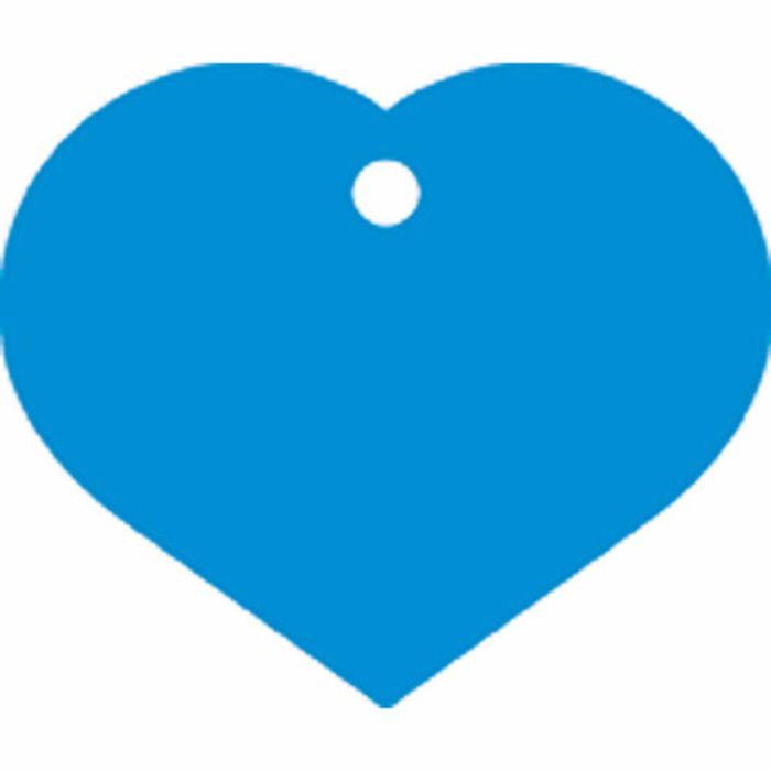 Placa identificativa Imarc Heart Azul 1 Placa identificativa Imarc Heart Azul 1