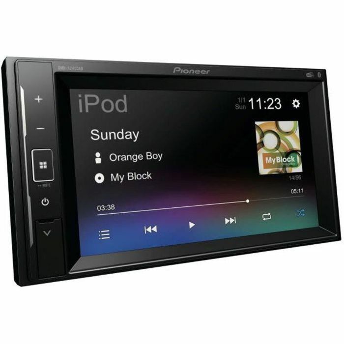 Pioneer DMH-A240DAB Autorradio 2 DIN Negro 200W Pantalla Táctil 6.2" Compatible Android iOS DAB+ USB Bluetooth AAC FLAC MP3 WAV WMA