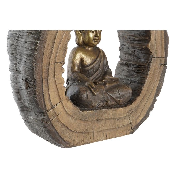 Figura Oriental DKD Home Decor Dorado Marron 13 x 40 x 40 cm (2 Unidades) 4 Figura Oriental DKD Home Decor Dorado Marron 13 x 40 x 40 cm (2 Unidades) 4