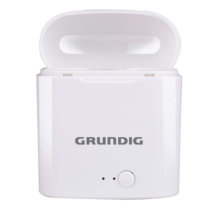 Auriculares inalámbricos earbuds con micro bluetooth con estuche blanco 1 Auriculares inalámbricos earbuds con micro bluetooth con estuche blanco 1