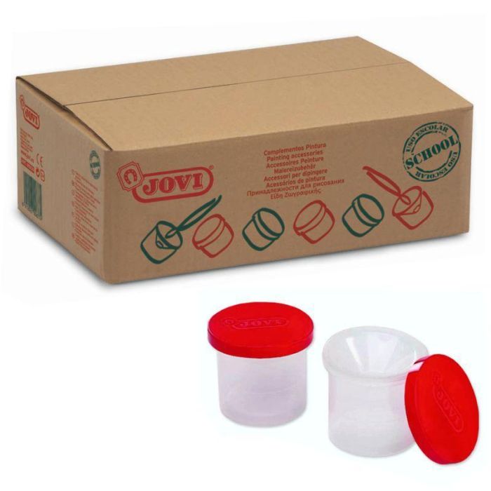 Jovi Recipientes Antivuelco Para Limpieza De Pinceles Caja Económica 30 Ud Jovi Recipientes Antivuelco Para Limpieza De Pinceles Caja Económica 30 Ud