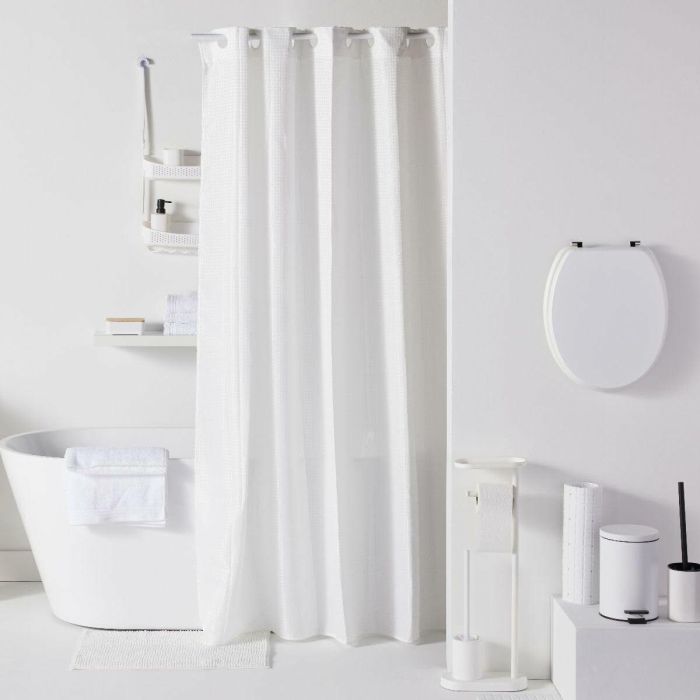 Today TOD3574641271626 Alfombra antideslizante para baño o ducha, forma Rectangular, 40 x 60 cm, color Blanco 2