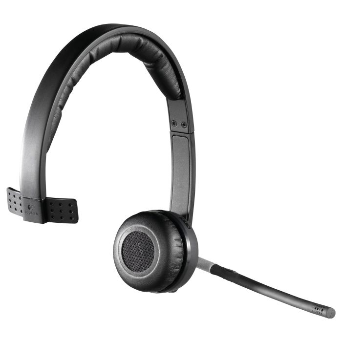 Logitech H820e Auriculares Inalámbricos Mono para Oficina/Centro de Llamadas, Negro