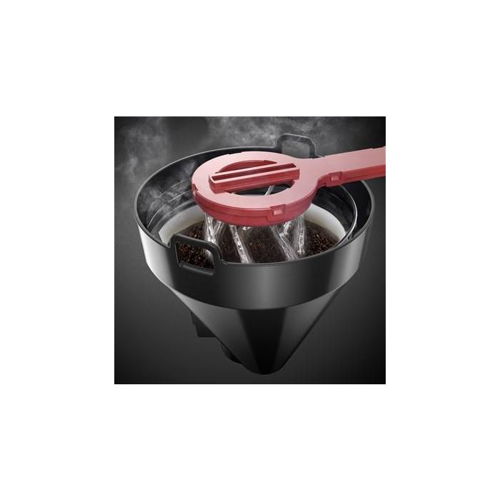 Russell Hobbs 24010-56 Cafetera de Goteo Adventure, Jarra de Cristal 1.25L (10 Tazas), Tecnología WhirlTech, Color Negro 5