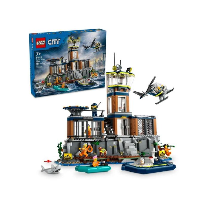 Juego de Construcción Lego 60419 Police Station Island Multicolor 980 Piezas